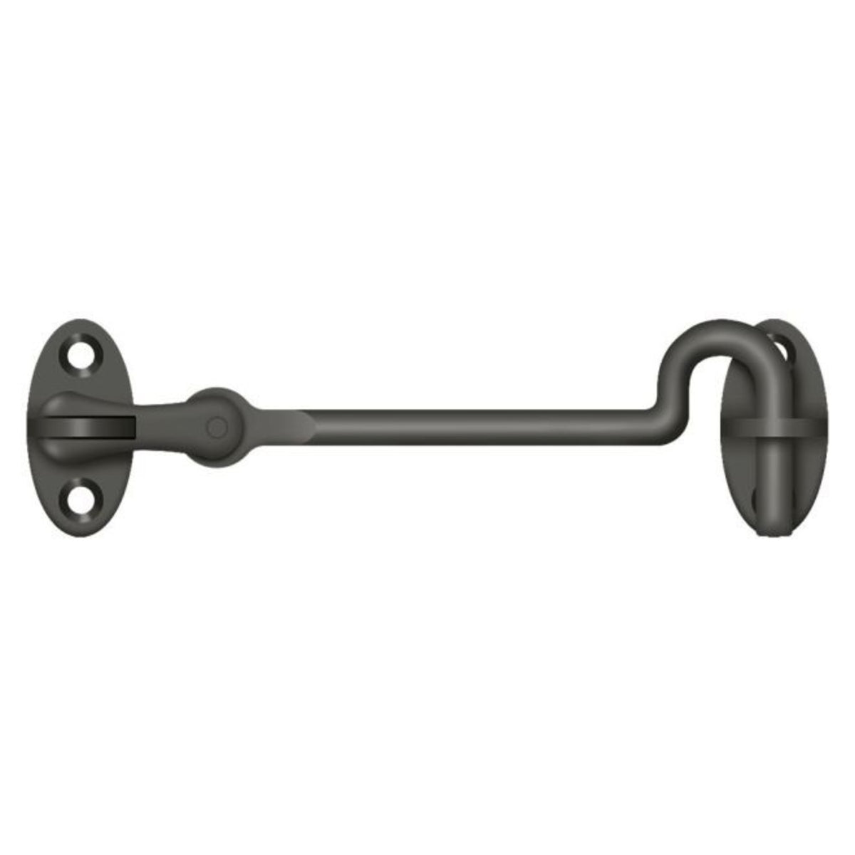 Deltana CHK4U10B Cabin Swivel Hooks, Oil Rubbed Bronze, 4"