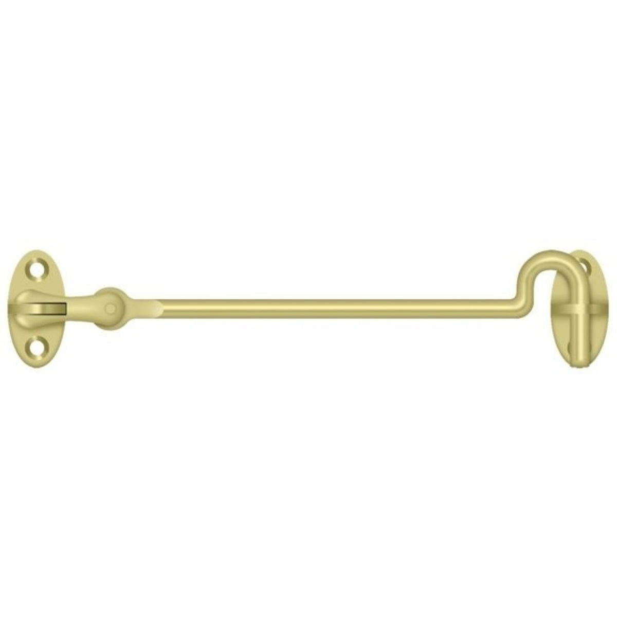 Deltana CHK6U3 Cabin Swivel Hooks, Bright Brass, 6"