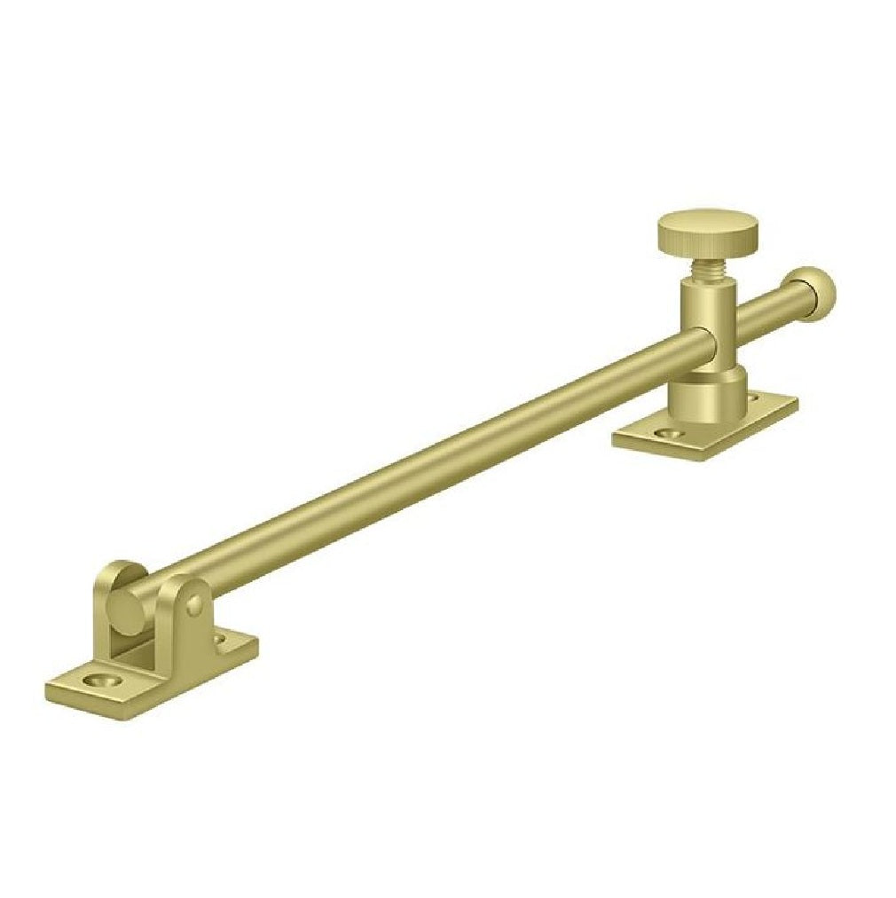 Deltana CSA12U3 Window Casement Stay Adjuster, Polished Brass, 12" L