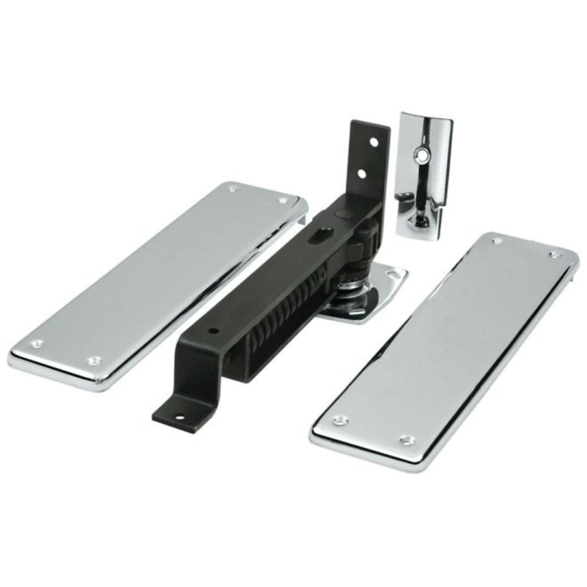 Deltana DASH95U26 Spring Hinge, Bright Chrome