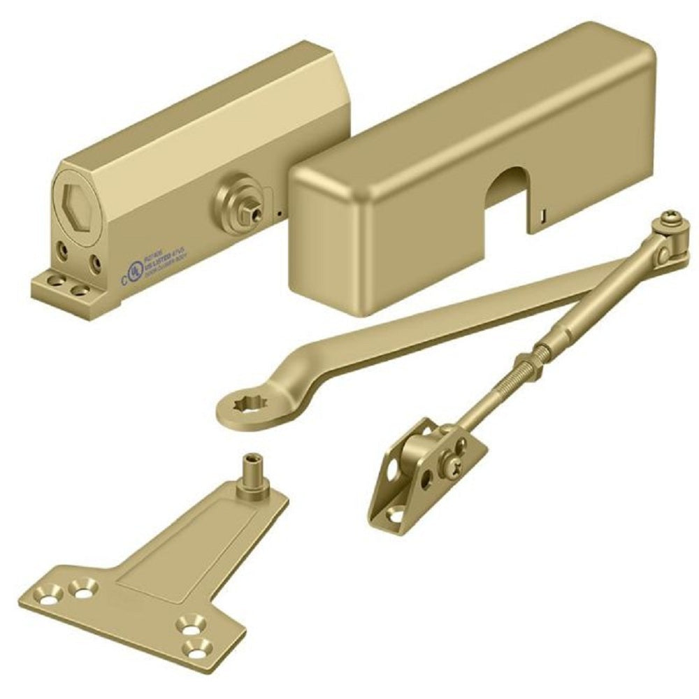 Deltana DC703BC-GOLD Door Closer, Gold