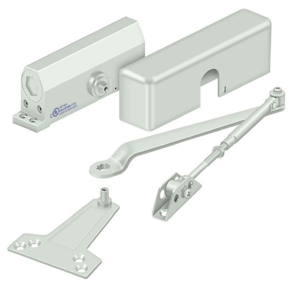 Deltana DC703BC-WHITE Door Closer, White