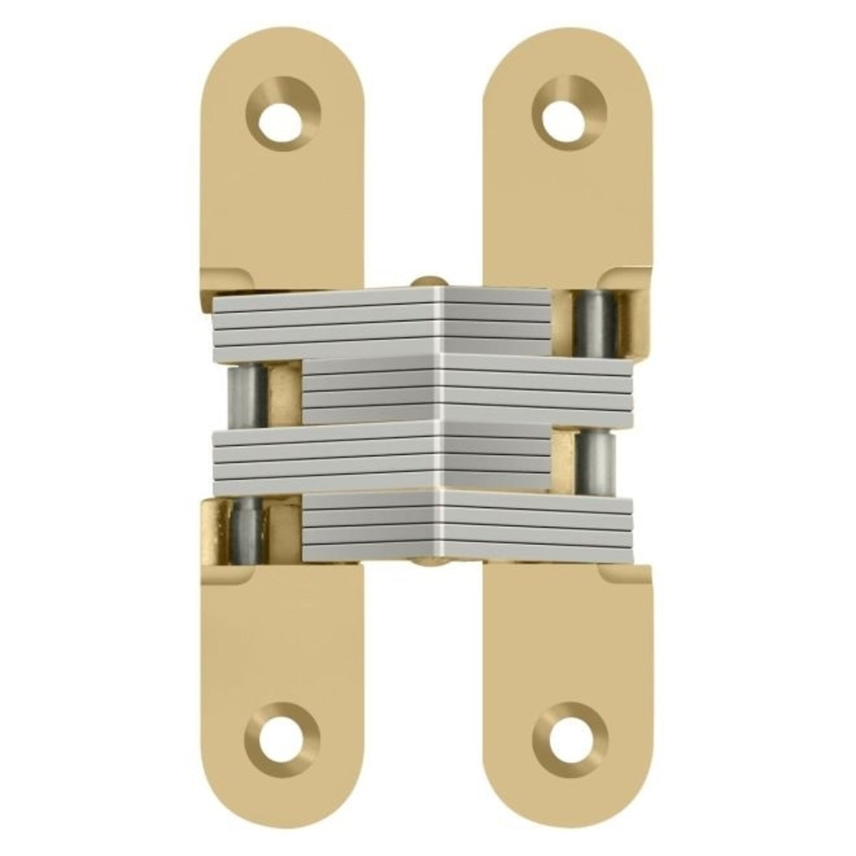 Deltana DCH216U4 Concealed Hinge, Satin Brass, 4-5/8" x 1"
