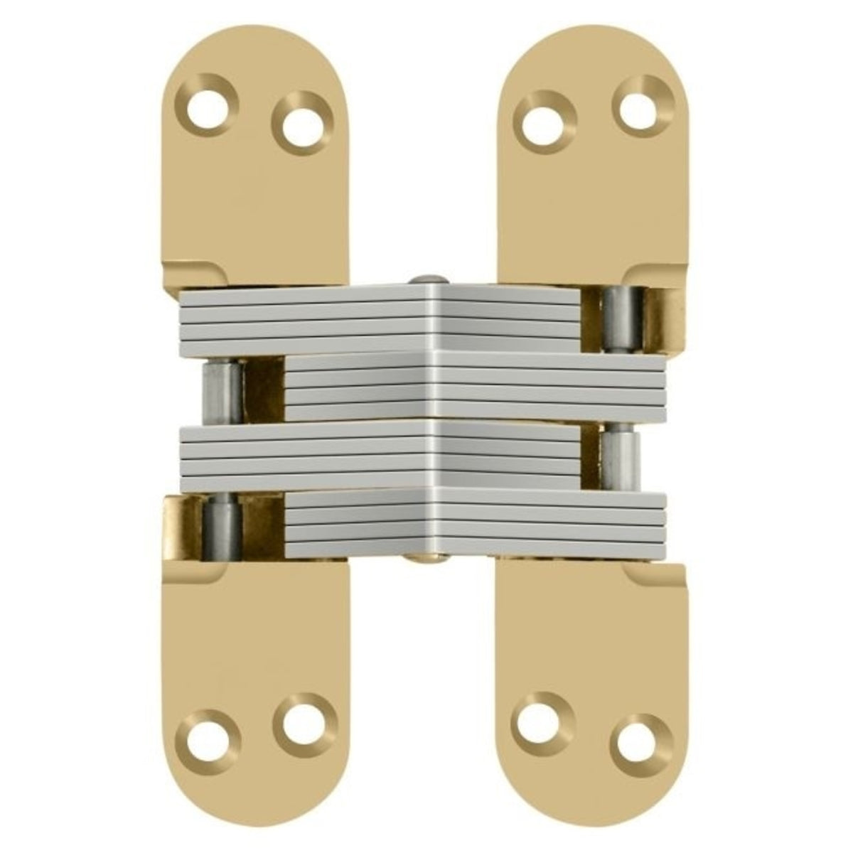 Deltana DCH218U4 Concealed Hinge, Satin Brass, 4-5/8" x 1-1/8"