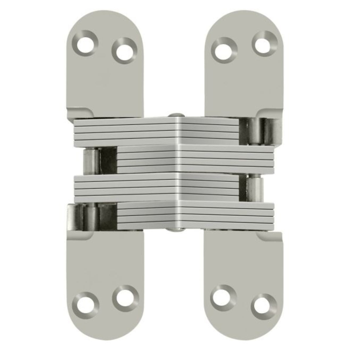 Deltana DCH218U15 Concealed Hinge, Satin Nickel, 4-5/8" x 1-1/8"