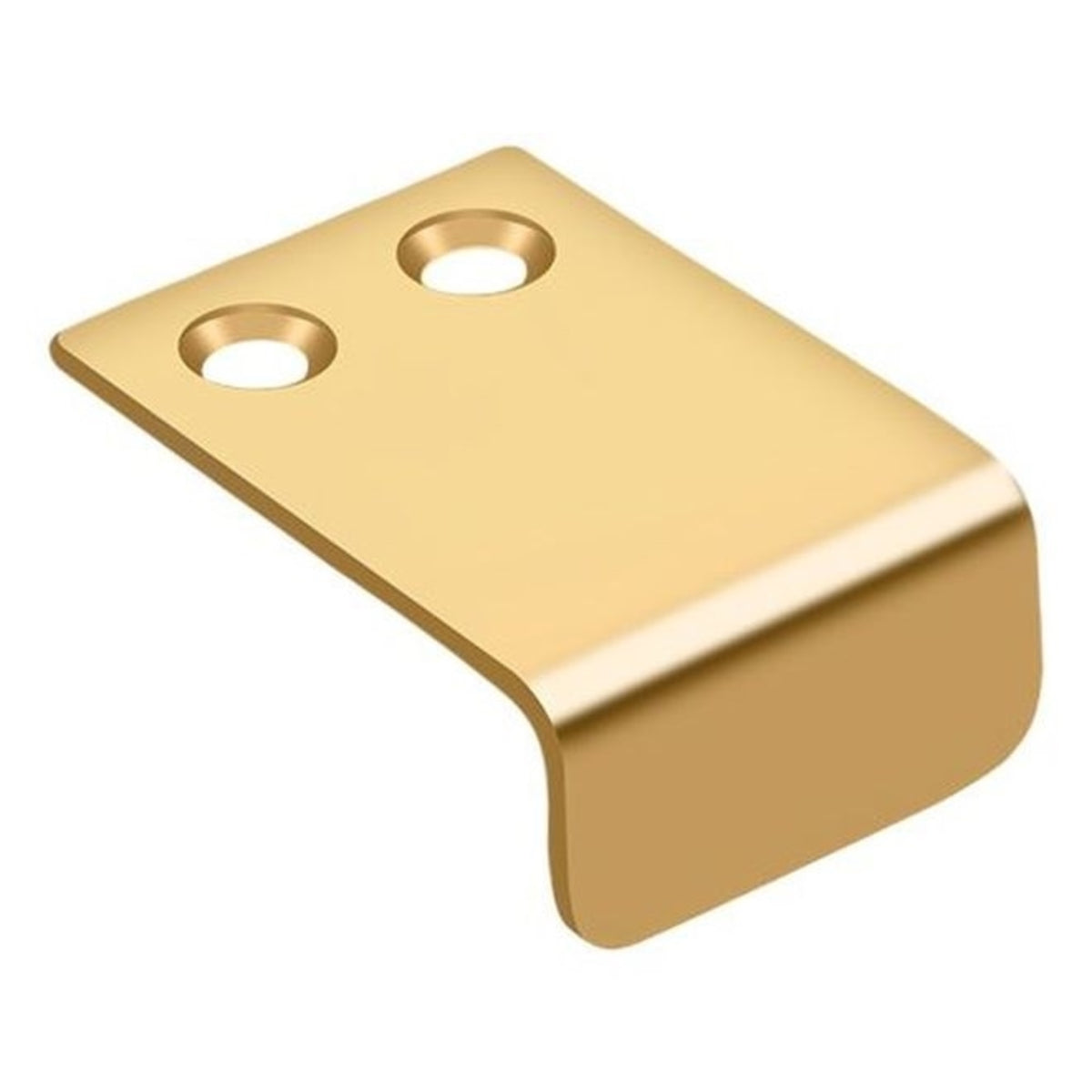 Deltana DCM115CR003 Drawer, Cabinet, Mirror Pull, 1" x 1-1/2", Lifetime Brass