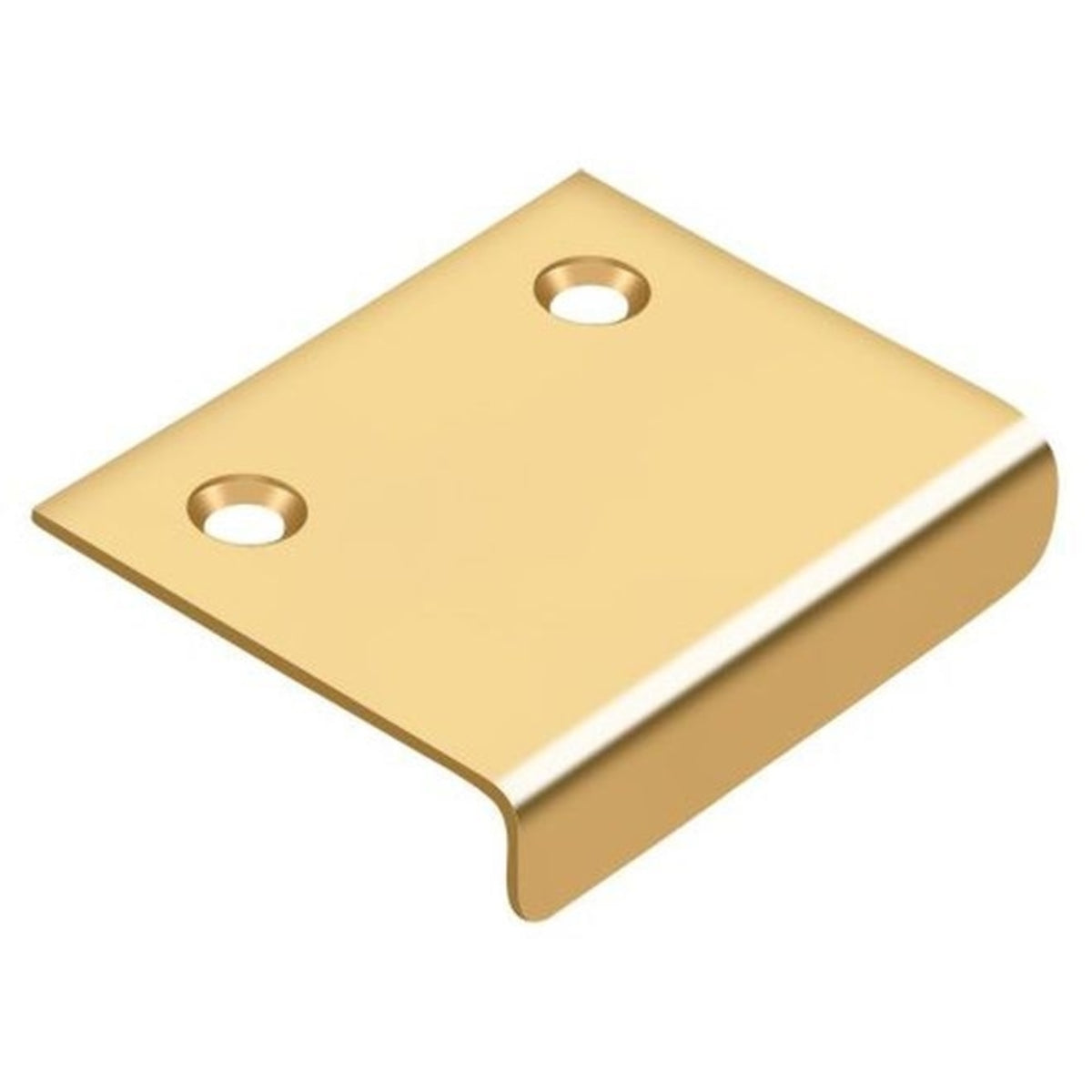 Deltana DCM215CR003 Drawer, Cabinet, Mirror Pull, 2" x 1-1/2", Lifetime Brass