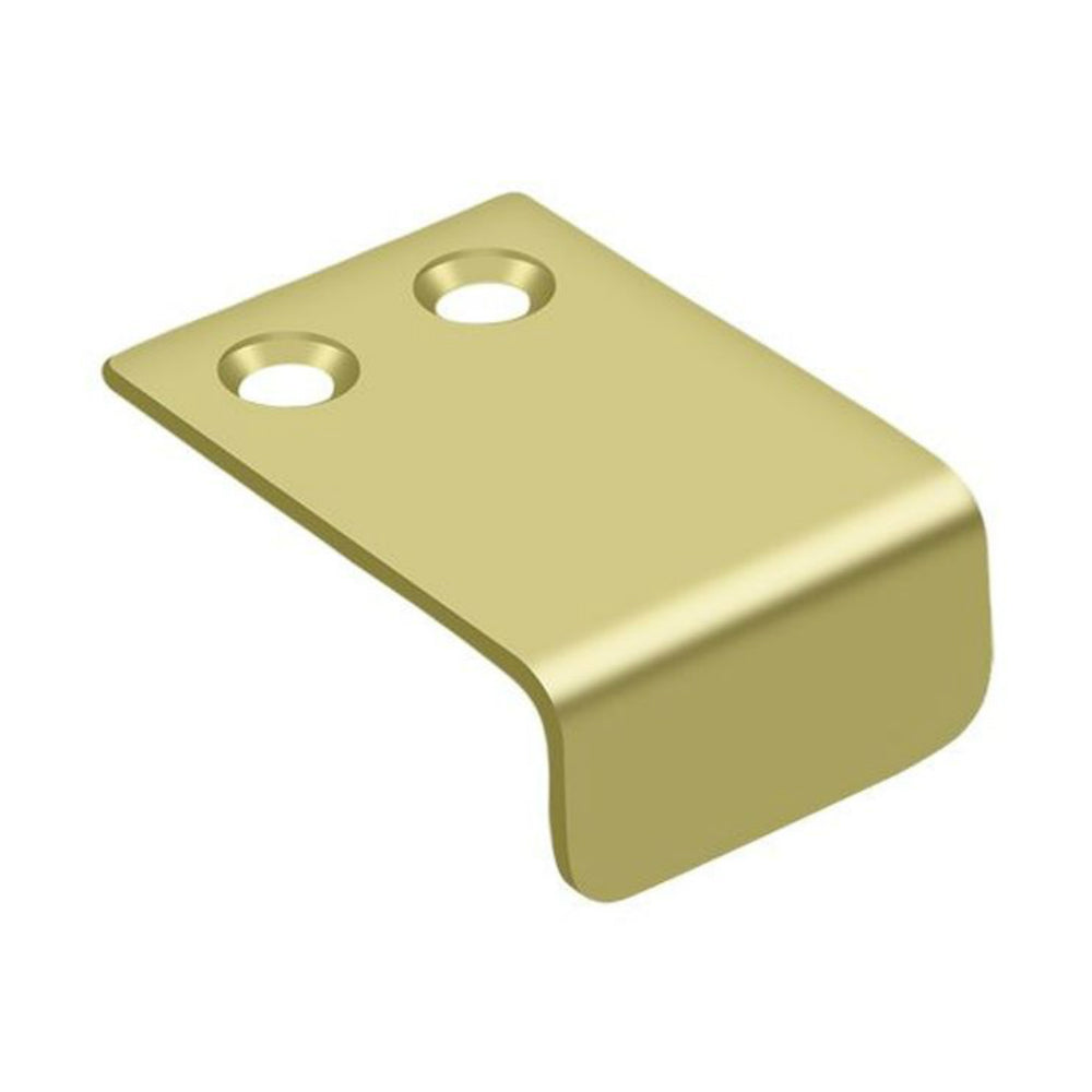 Deltana DCM115U3 Drawer Cabinet Mirror Pull, Bright Brass, 1" x 1-1/2"