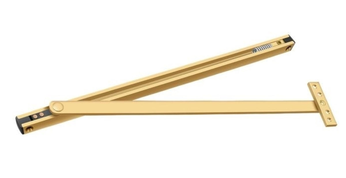 Deltana DCSM10CR003 Overhead Door Holder, Lifetime Brass