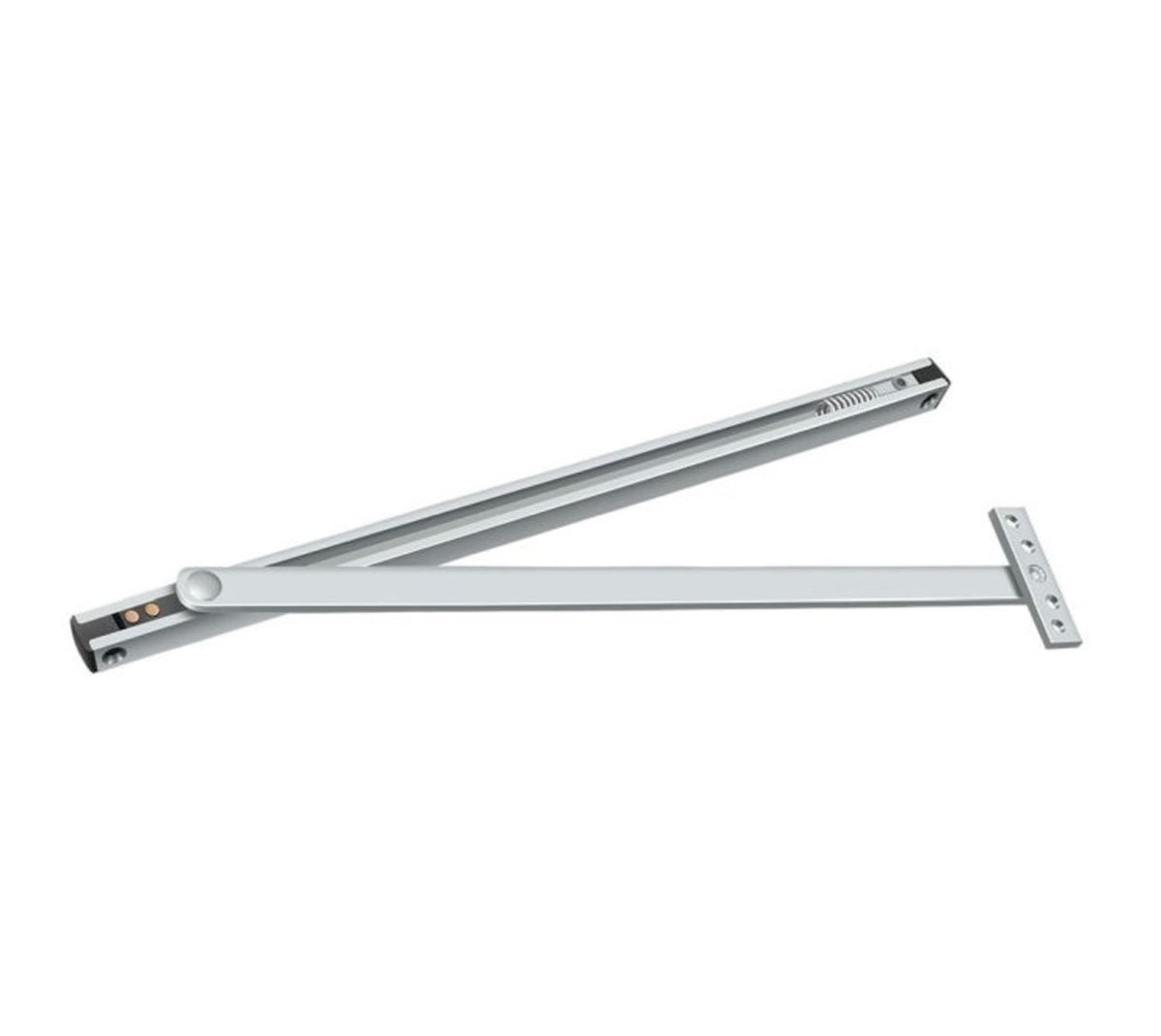 Deltana DCSM10U26 Overhead Door Holder, Bright Chrome