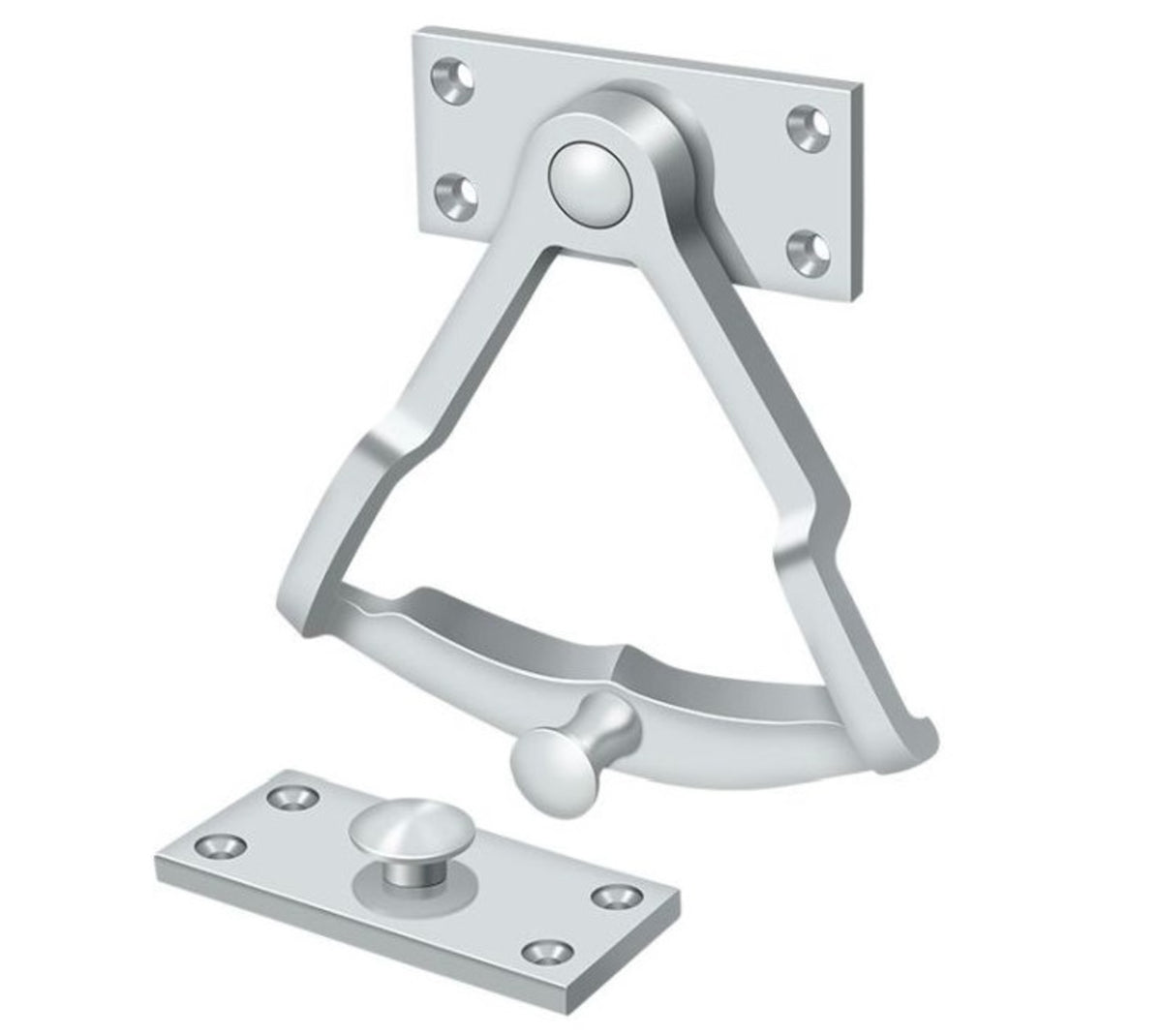 Deltana DDQ56U26 Dutch Door Quadrant, Bright Chrome