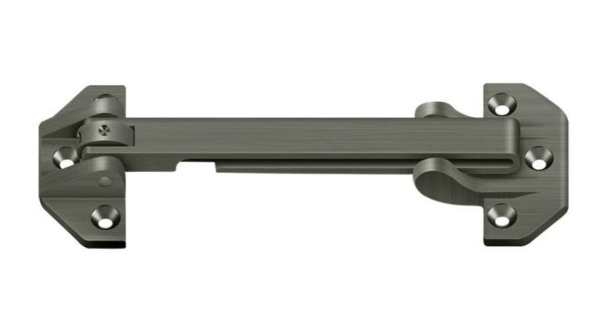 Deltana DGSB675U15A Door Guard, Antique Nickel, 6-3/4"