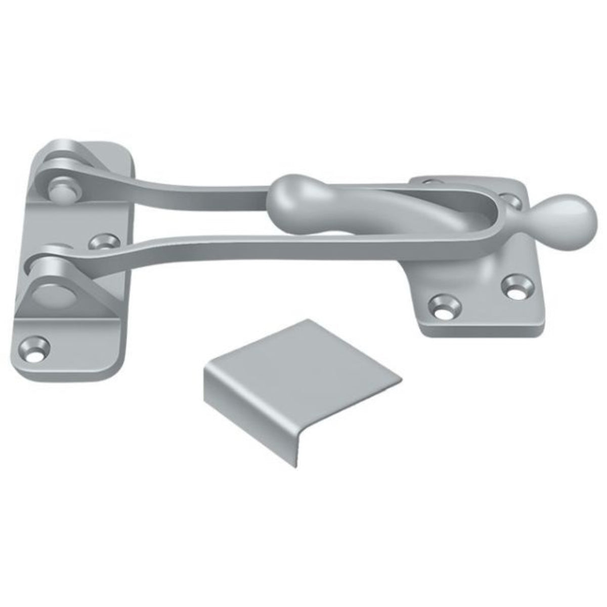 Deltana DG525U26D Door Guard, Satin Chrome, 5"