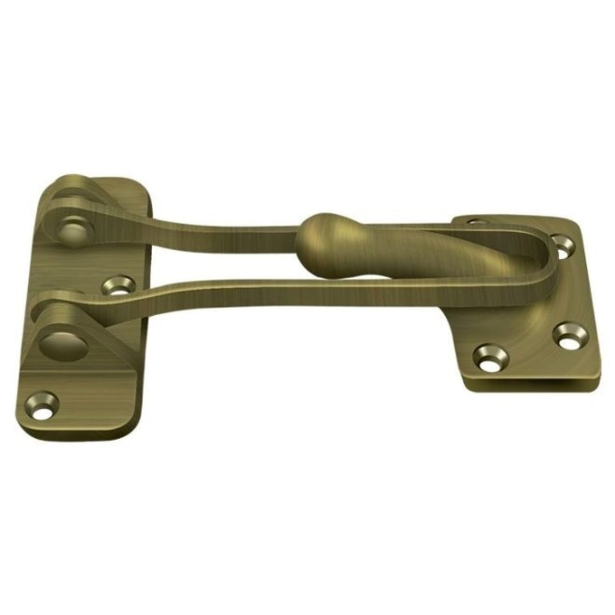 Deltana DG425U5 Door Guard, Antique Brass, 4"