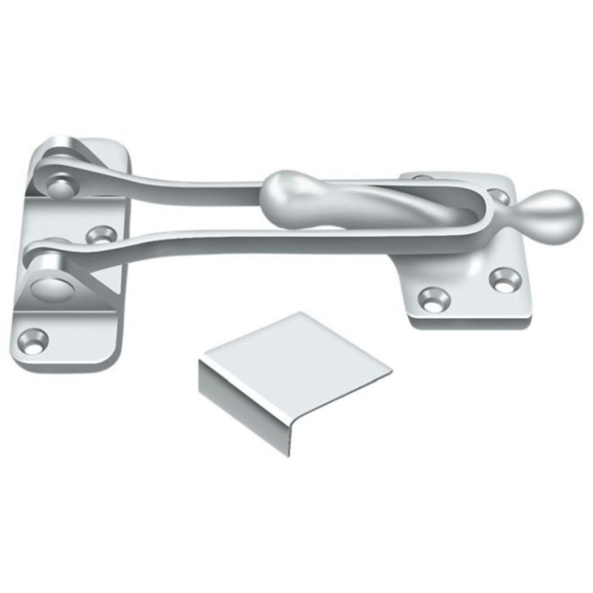 Deltana DG525U26 Door Guard, Bright Chrome, 5"