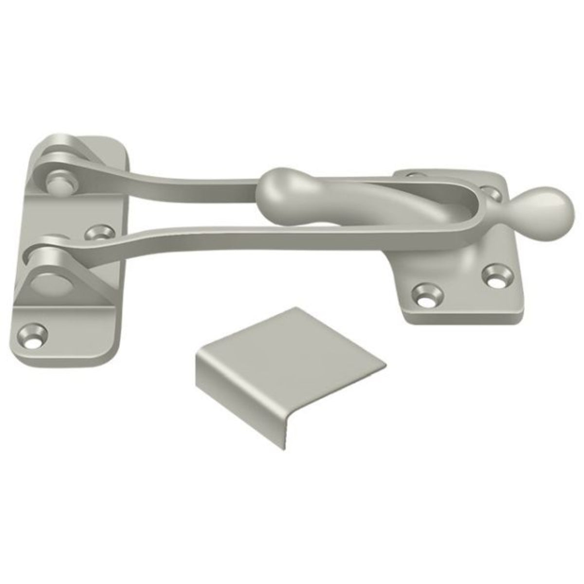 Deltana DG525U15 Door Guard, Satin Nickel, 5"