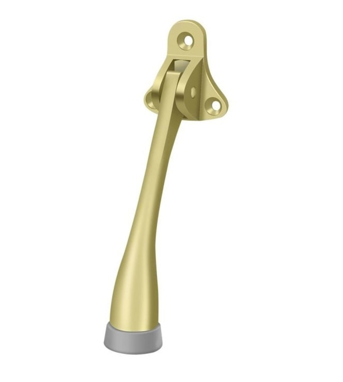 Deltana DHK5U3 Kickdown Holder, Bright Brass, 5"
