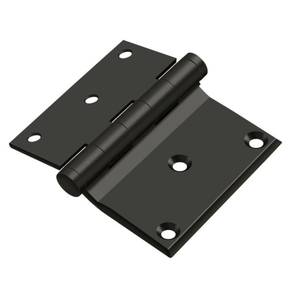 Deltana DHS3035U10B Half Surface Hinge, Oil Rubbed Bronze, 3" x 3-1/2"