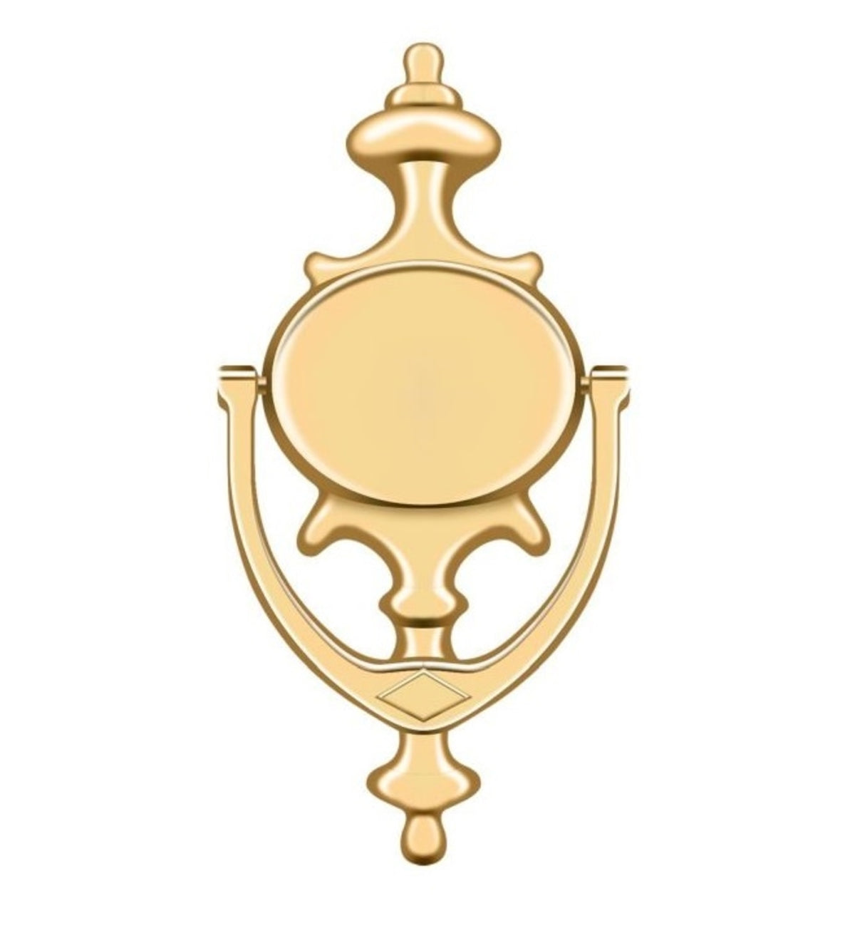 Deltana DK854CR003 Door Knocker, Imperial, Lifetime Brass