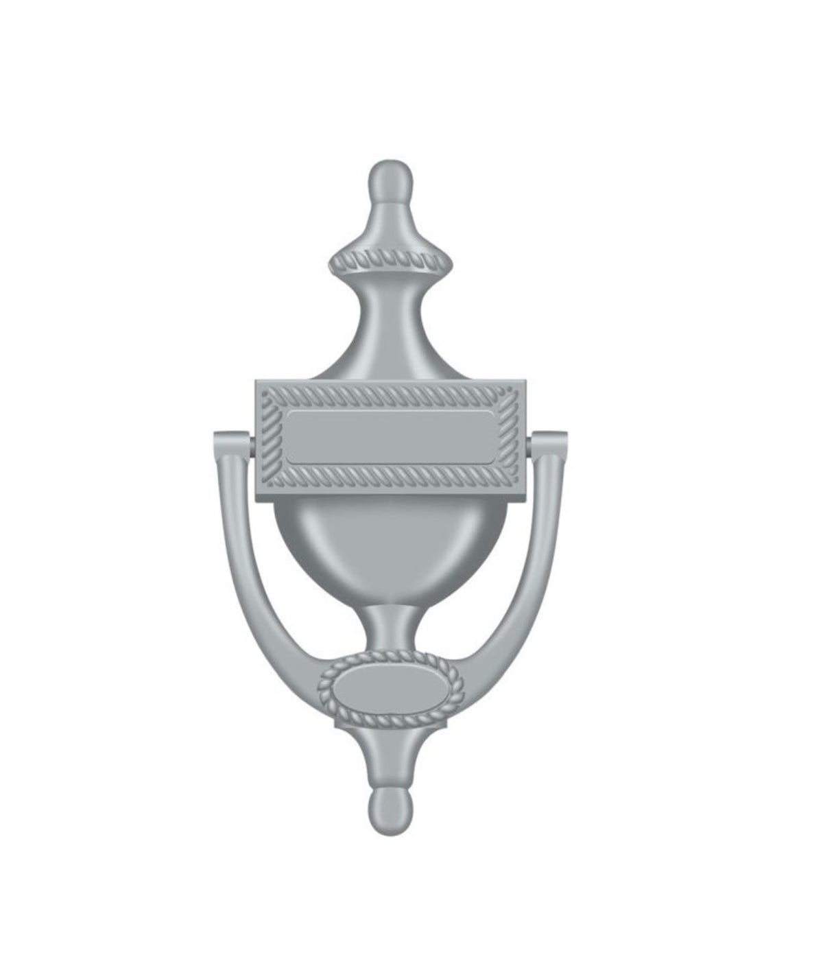 Deltana DKR75U26D Door Knocker, Victorian Rope, Satin Chrome