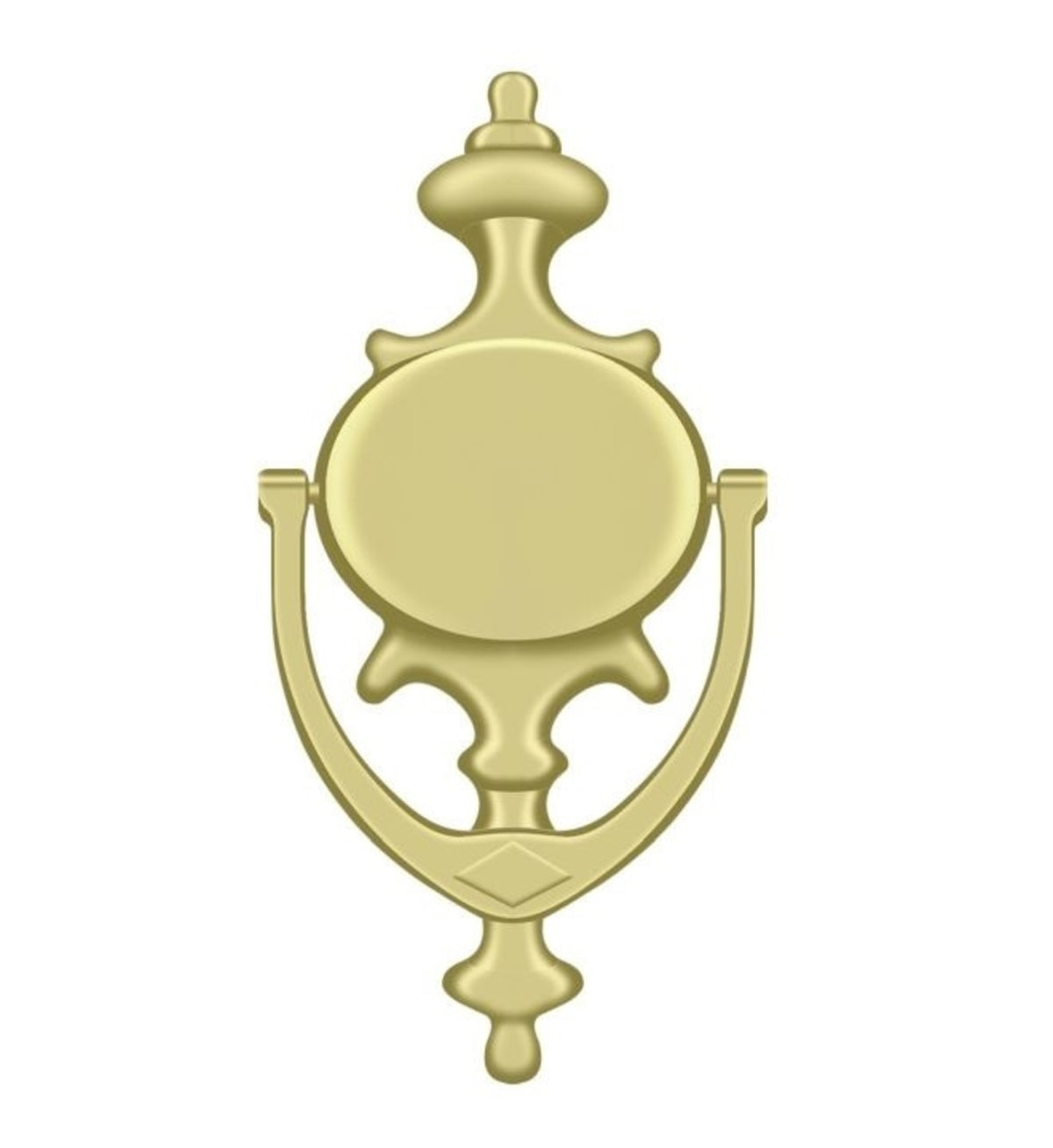 Deltana DK854U3 Door Knocker, Imperial, Bright Brass