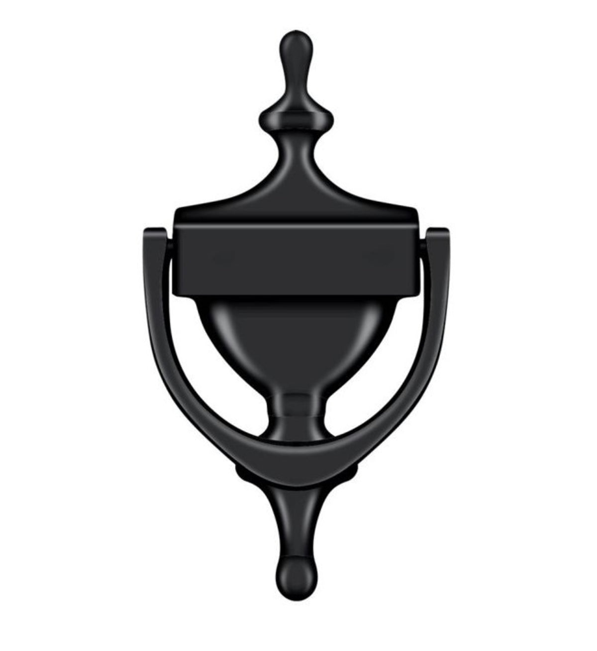 Deltana DK7356U19 Door Knocker, Victorian, Black