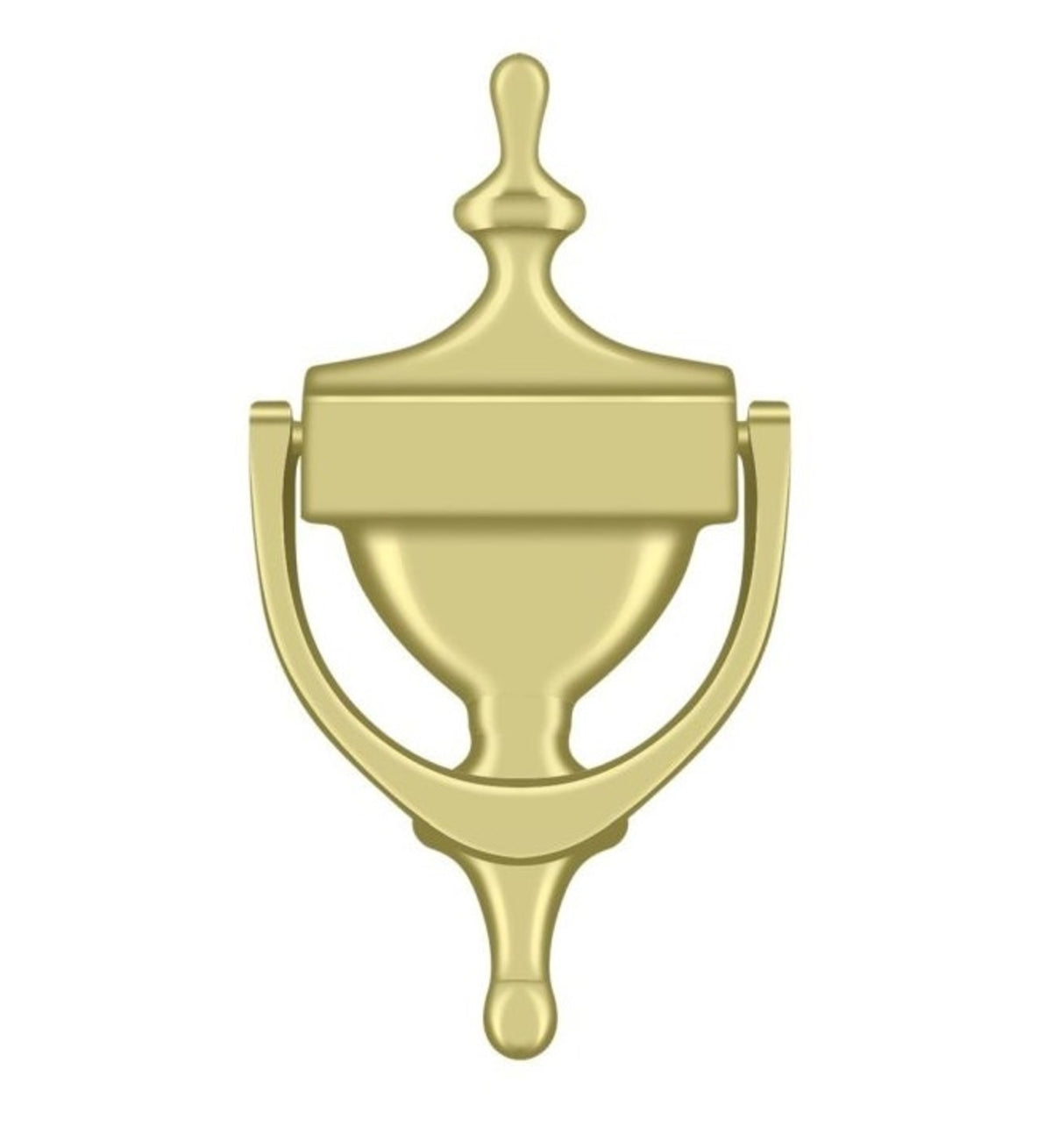 Deltana DK7356U3 Door Knocker, Victorian, Bright Brass