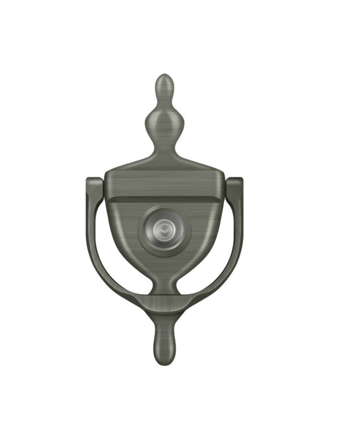 Deltana DKV630U15A Door Knocker-Viewer, Antique Nickel