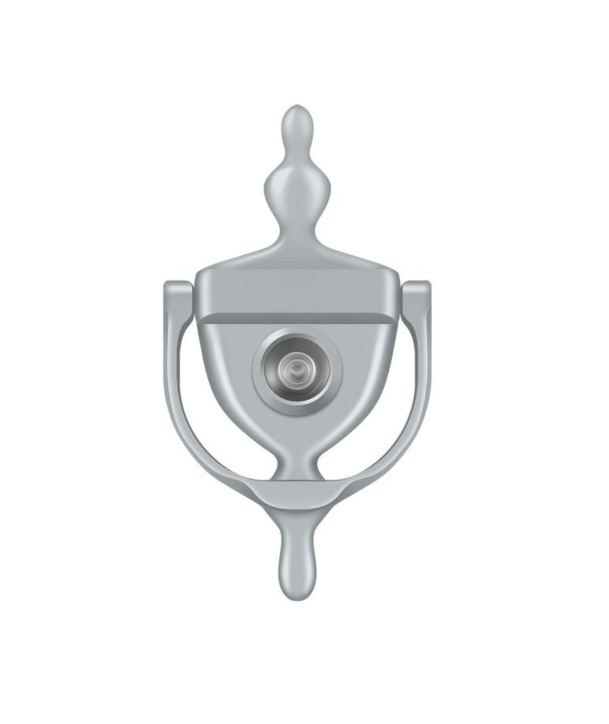Deltana DKV630U26D Door Knocker-Viewer, Satin Chrome