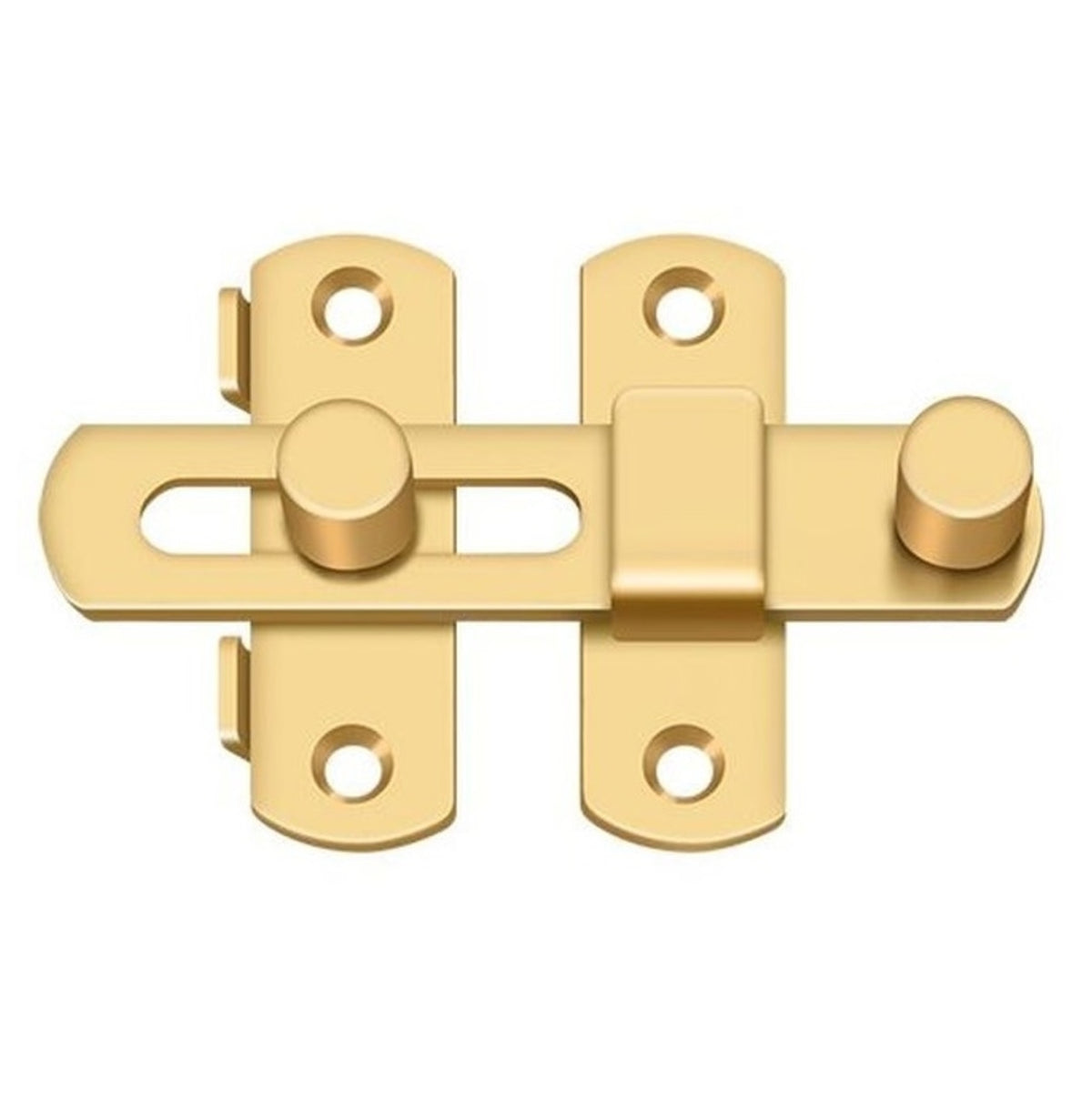 Deltana DL35CR003 Drop Latch, 3-1/2", Lifetime Brass