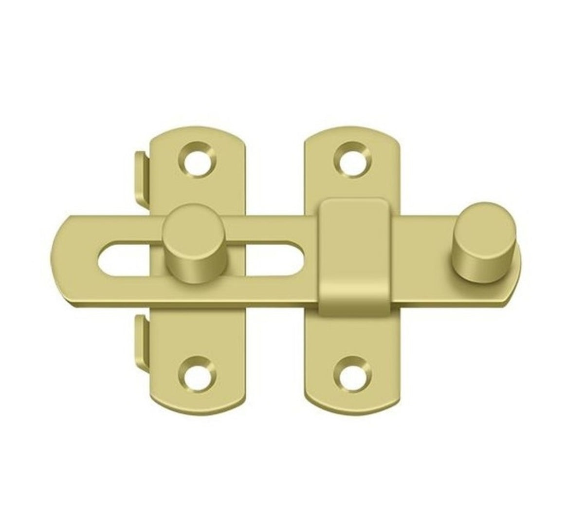 Deltana DL35U3 Drop Latch, 3-1/2", Bright Brass