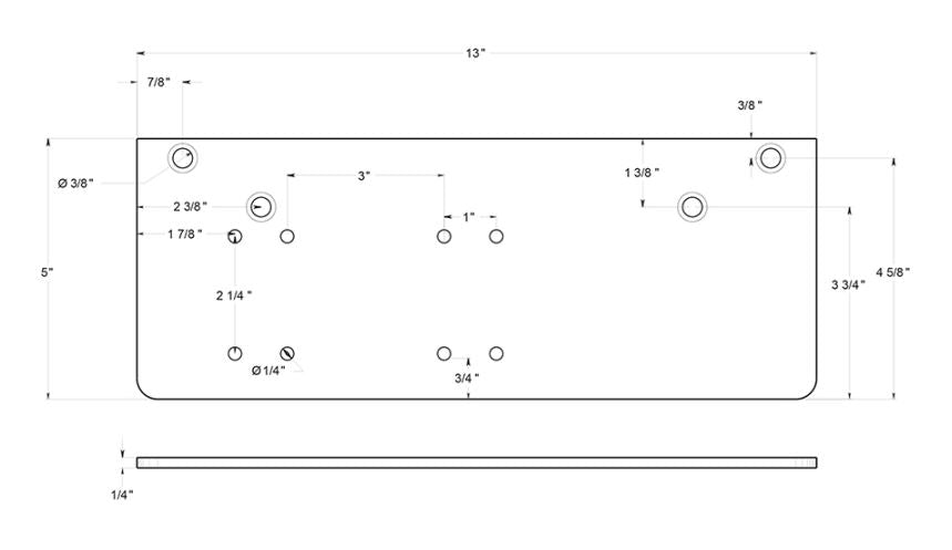 Deltana DP4041P-AL Parallel Arm Installation, Aluminum