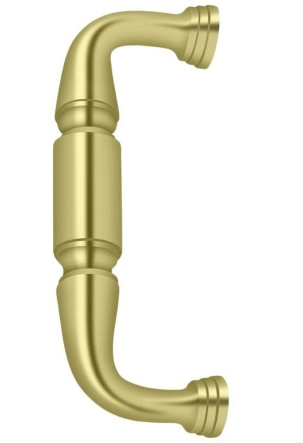 Deltana DP675U3 Door Pull, Bright Brass