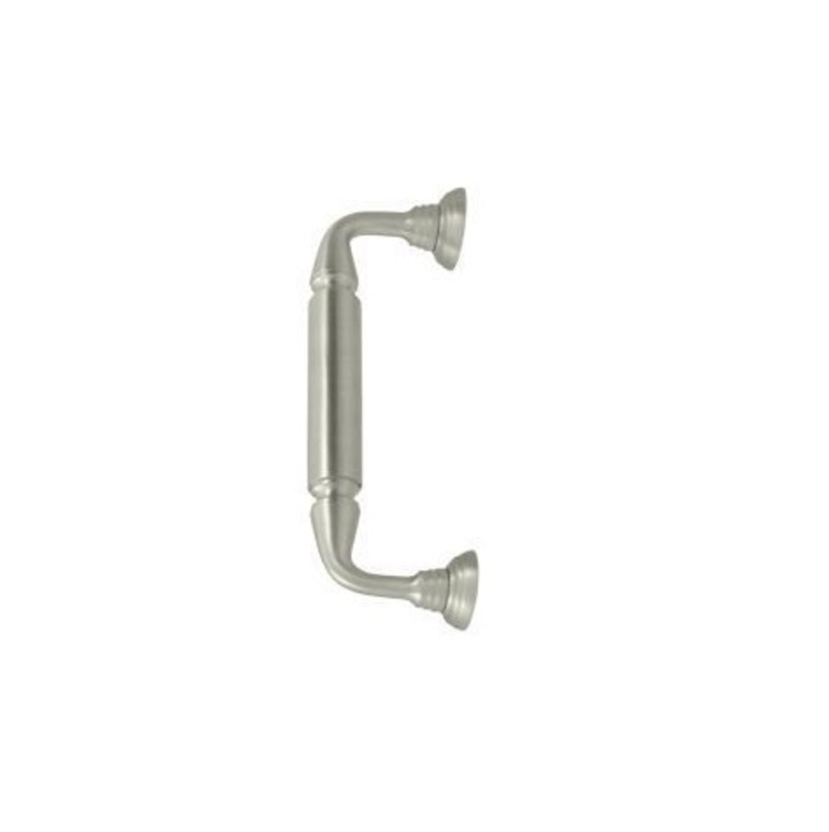 Deltana DP2578U15 Door Pull with Rosette, 10", Satin Nickel