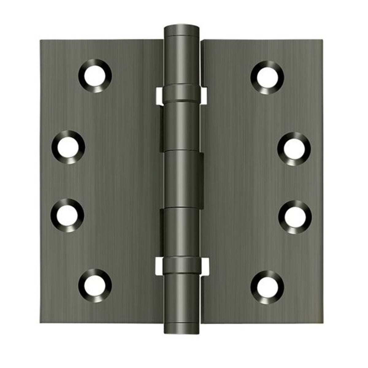Deltana DSB4B15A Ball Bearings Square Hinge, Antique Nickel