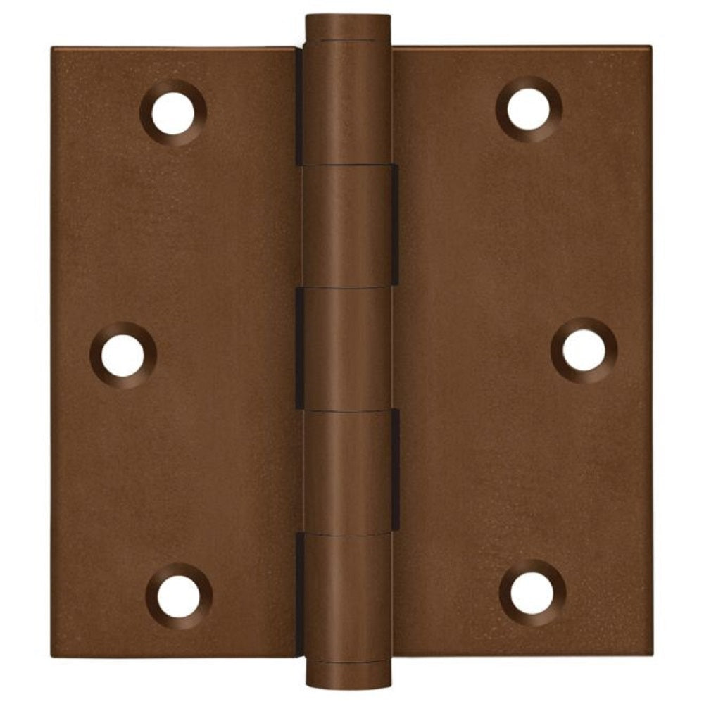 Deltana DSB3510BR Square Hinge, Bronze Rust, 3-1/2" x 3-1/2"