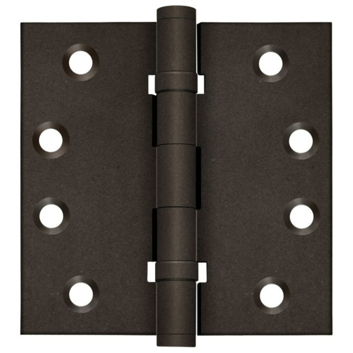 Deltana DSB4NB10BD Ball Bearings Square Hinge, Bronze Dark
