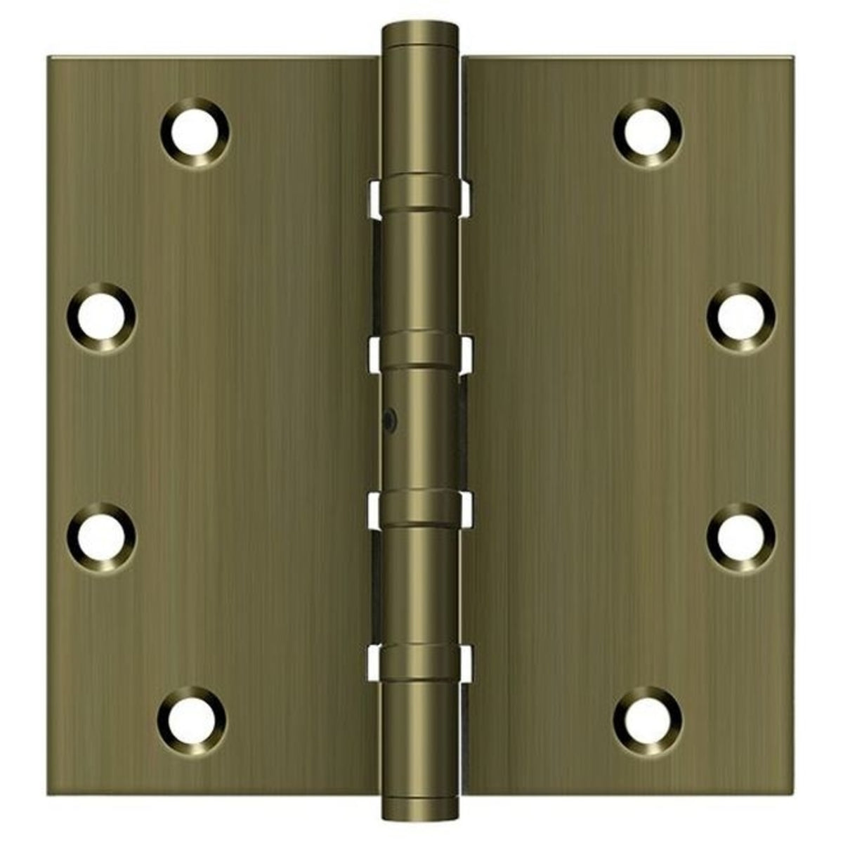 Deltana DSB55NB5 Square Ball Bearing Hinge, Antique Brass