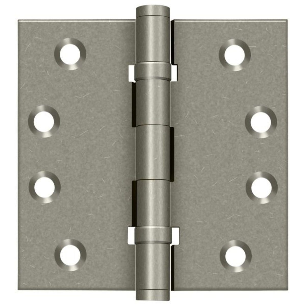 Deltana DSB4NB10WL Ball Bearings Square Hinge, White Bronze Light