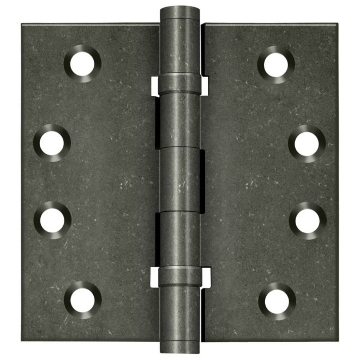 Deltana DSB4NB10WM Ball Bearings Square Hinge, White Bronze Medium