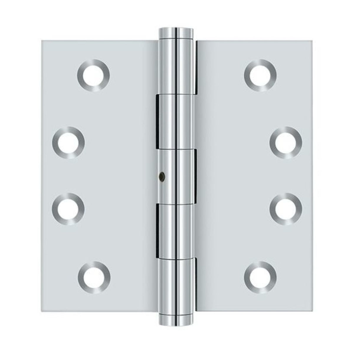 Deltana DSB4N26 Square Hinge, Bright Chrome