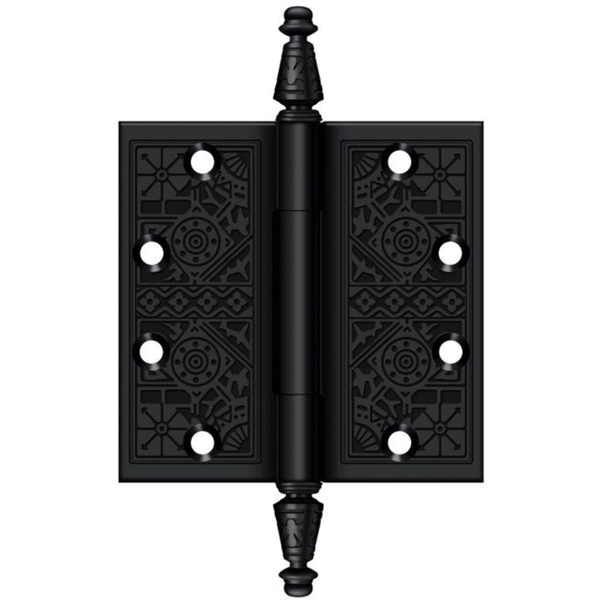 Deltana DSBP45U19 Full Mortise Square Hinge, Black