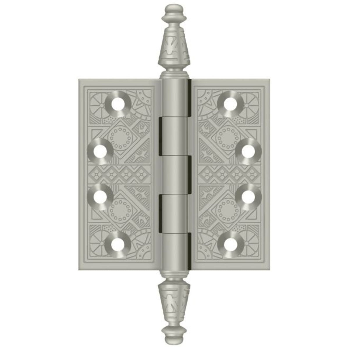 Deltana DSBP35U15 Full Mortise Square Hinge, Satin Nickel