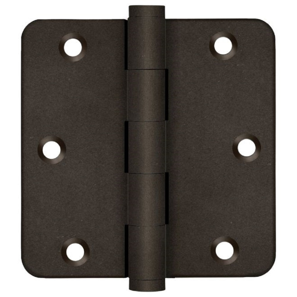 Deltana DSB35R410BD-R Radius Door Hinge, Bronze Dark, 3-1/2" x 3-1/2"