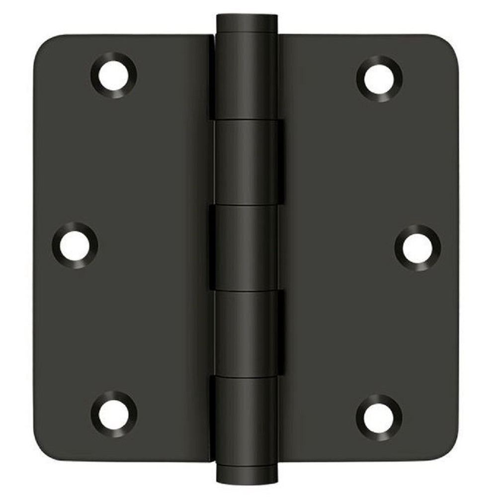 Deltana DSB35R410B-R Radius Hinge, Residential, Oil Rubbed Bronze, 3-1/2" x 3-1/2" x 1/4"