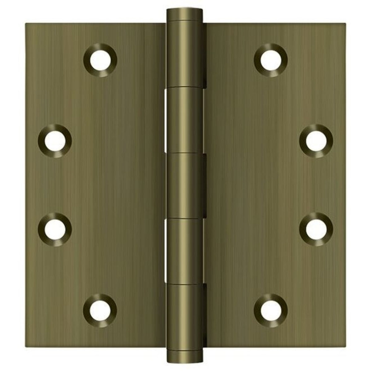 Deltana DSB455 Square Hinge, Antique Brass