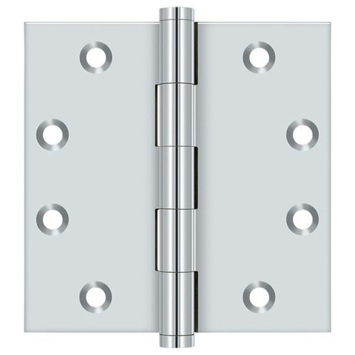 Deltana DSB4526 Square Hinge, Bright Chrome