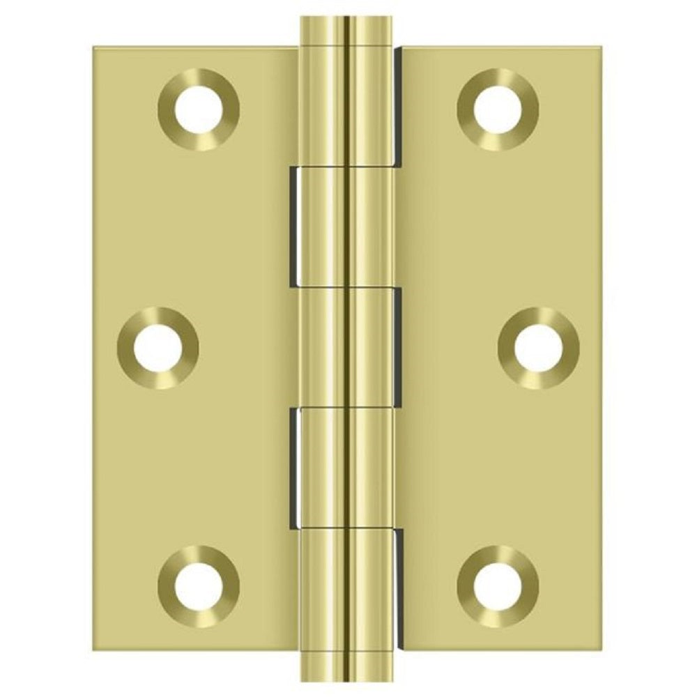 Deltana DSB3025U3 Screen Door Hinge, Bright Brass, 3" x 2-1/2"
