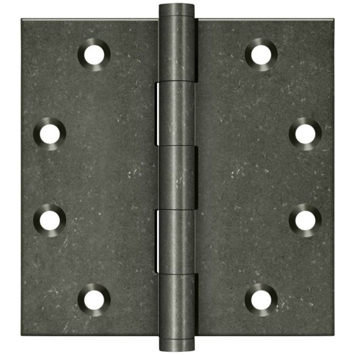 Deltana DSB4510WM Square Hinge, White Bronze Medium
