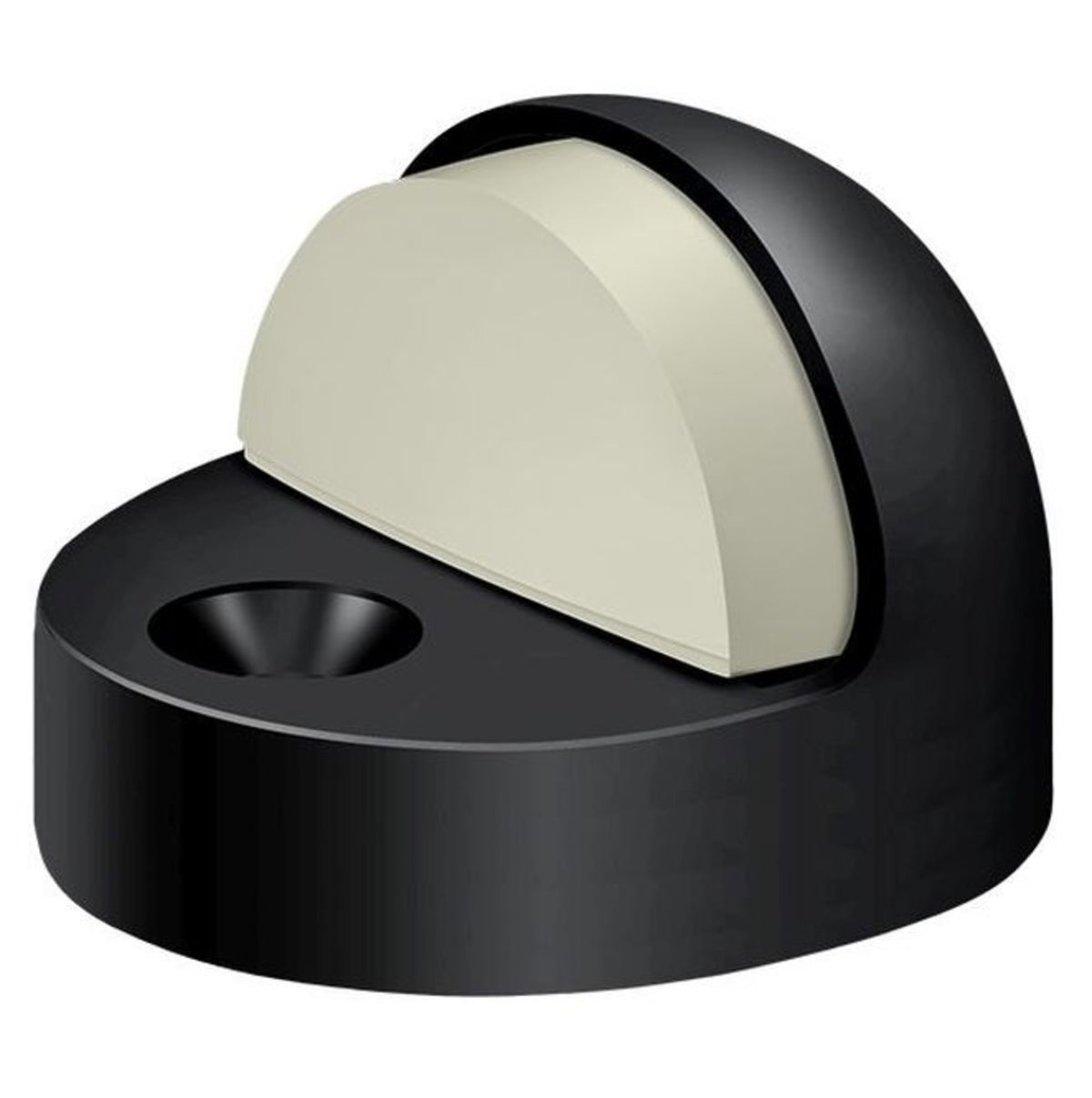 Deltana DSHP916U19 High Profile Dome Door Stop, Black